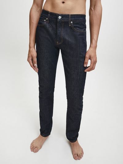 Calvin Klein Ruhák HU943203 | Calvin Klein Slim Férfi Farmernadrág Fekete